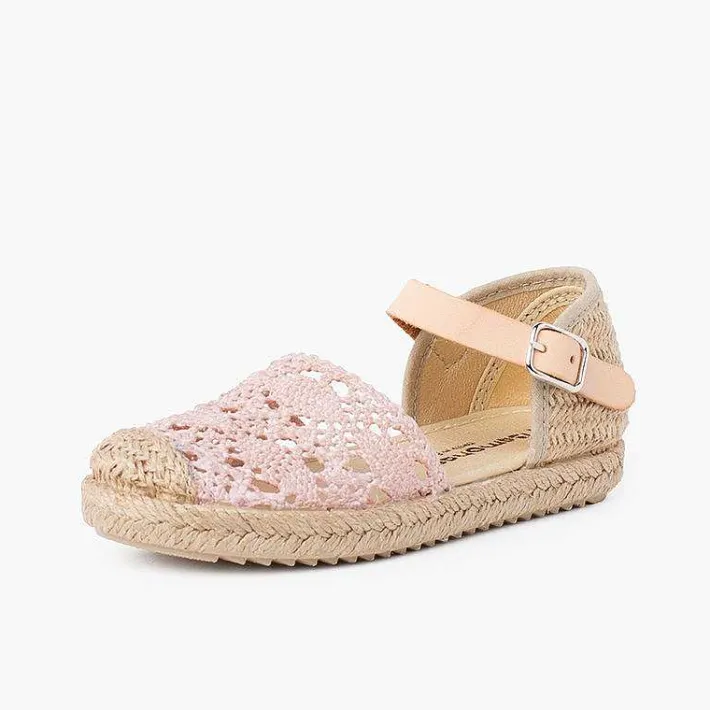 Sandalias<Pisamonas Sandalia Alpargata Macrame Niña Con Hebilla