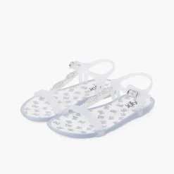 Cangrejeras Y Chanclas<Pisamonas Sandalia Chancla Tricia Tira Brillos Color Blanco