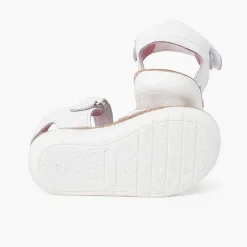Sandalias<Pisamonas Sandalia Niña Dibujo Cerezas Tira Adherente Color Blanco