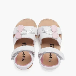 Sandalias<Pisamonas Sandalia Niña Dibujo Cerezas Tira Adherente Color Blanco