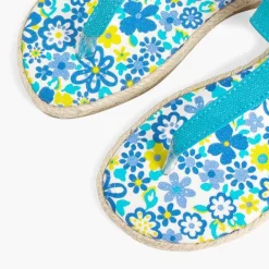 Sandalias<Pisamonas Sandalias De Dedo Niña Lona Tira Adherente