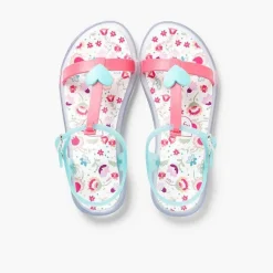 Cangrejeras Y Chanclas<Pisamonas Sandalias De Goma Niña Tricia Color Fucsia Y Aguamarina