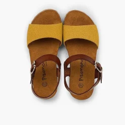 Sandalias<Pisamonas Sandalias Niña Bio Cuero Niña Y Serraje Grabado