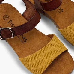 Sandalias<Pisamonas Sandalias Niña Bio Cuero Niña Y Serraje Grabado