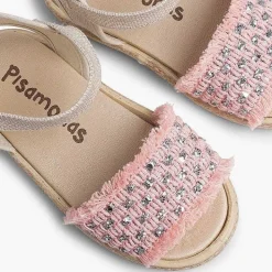 Sandalias<Pisamonas Sandalias Niña Brillantes Con Flecos