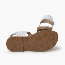 Sandalias<Pisamonas Sandalias Niña En Piel Con Tiras Adherentes