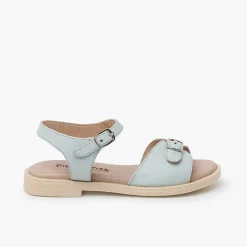 Sandalias<Pisamonas Sandalias Niña En Piel. Pala Hebilla