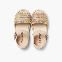 Sandalias<Pisamonas Sandalias Niña Flecos Tipo Alpargata