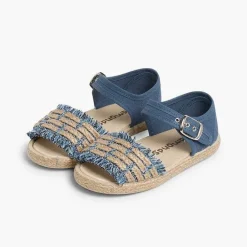 Sandalias<Pisamonas Sandalias Niña Flecos Tipo Alpargata