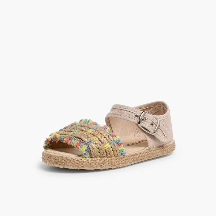 Sandalias<Pisamonas Sandalias Niña Flecos Tipo Alpargata