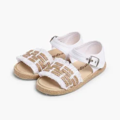 Sandalias<Pisamonas Sandalias Niña Flecos Tipo Alpargata