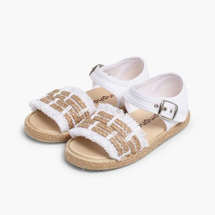 Sandalias<Pisamonas Sandalias Niña Flecos Tipo Alpargata