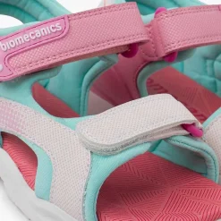 Sandalias<Pisamonas Sandalias Niña Lona Doble Cierre Biomecanics Color Rosa