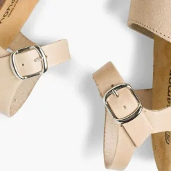 Sandalias<Pisamonas Sandalias Niña Napa Y Serraje Cierre Hebilla