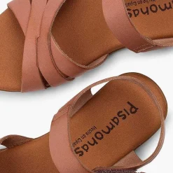 Sandalias<Pisamonas Sandalias Niña Piel Con Cinta Adhesiva