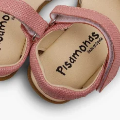 Sandalias<Pisamonas Sandalias Niña Piel Grabada Brillante Tira Adherente