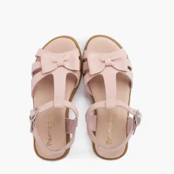 Sandalias<Pisamonas Sandalias Niña Piel Lazo Cierre Hebilla