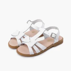 Sandalias<Pisamonas Sandalias Niña Piel Lazo Cierre Hebilla