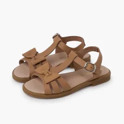 Sandalias<Pisamonas Sandalias Niña Piel Lazo Cierre Hebilla