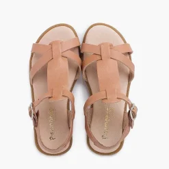 Sandalias<Pisamonas Sandalias Niña Piel Tiras Cierre Hebilla