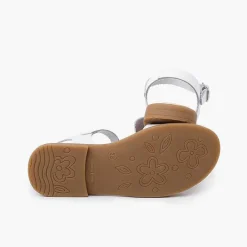 Sandalias<Pisamonas Sandalias Niña Tira Ancha Adherente Flor Cierre Hebilla