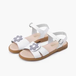Sandalias<Pisamonas Sandalias Niña Tira Ancha Adherente Flor Cierre Hebilla