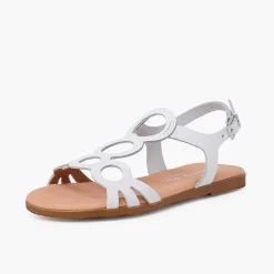 Sandalias<Pisamonas Sandalias Niña Y Mujer De Piel Cierre Hebilla