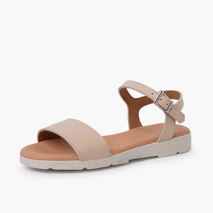 Sandalias<Pisamonas Sandalias Niña Y Mujer En Piel Con Plantilla De Gel