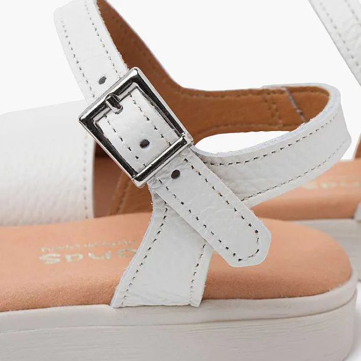 Sandalias<Pisamonas Sandalias Niña Y Mujer En Piel Con Plantilla De Gel