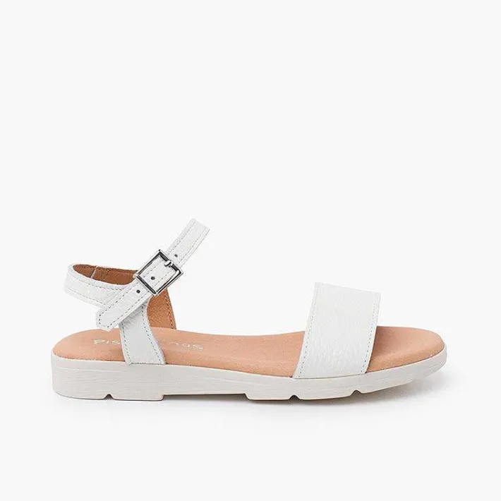 Sandalias<Pisamonas Sandalias Niña Y Mujer En Piel Con Plantilla De Gel