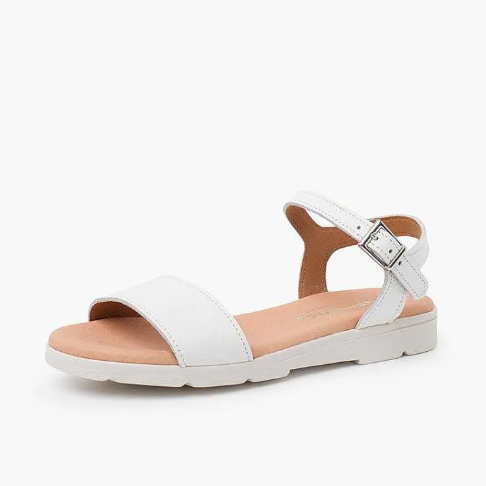 Sandalias<Pisamonas Sandalias Niña Y Mujer En Piel Con Plantilla De Gel
