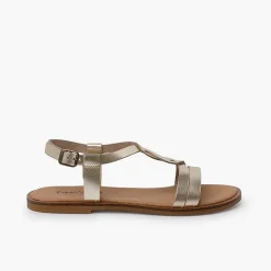 Sandalias<Pisamonas Sandalias Niña Y Mujer Tira Central Trenza