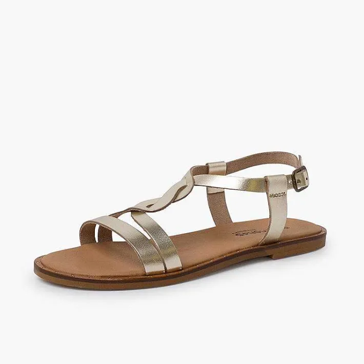 Sandalias<Pisamonas Sandalias Niña Y Mujer Tira Central Trenza