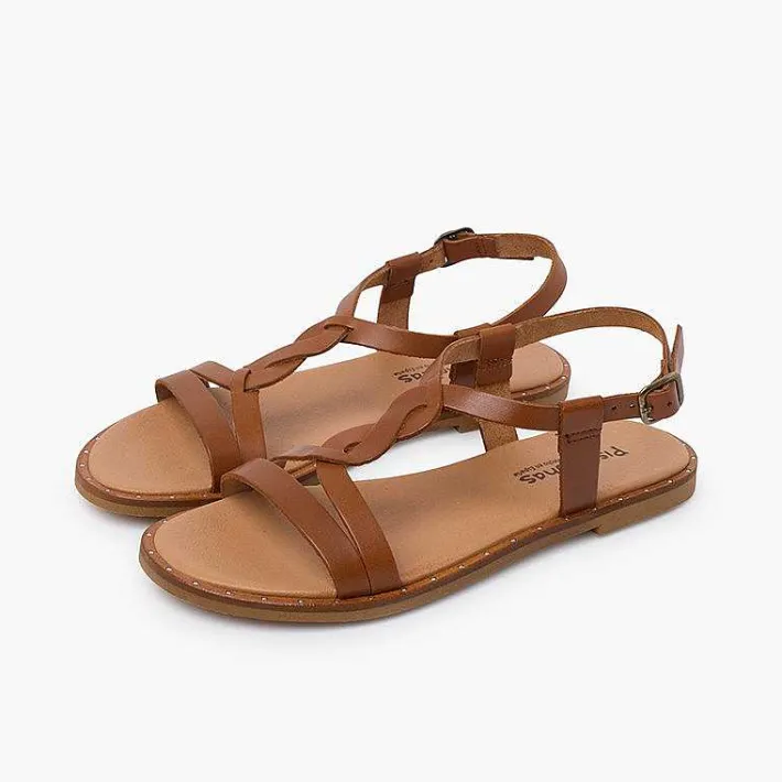 Sandalias<Pisamonas Sandalias Niña Y Mujer Tira Central Trenza