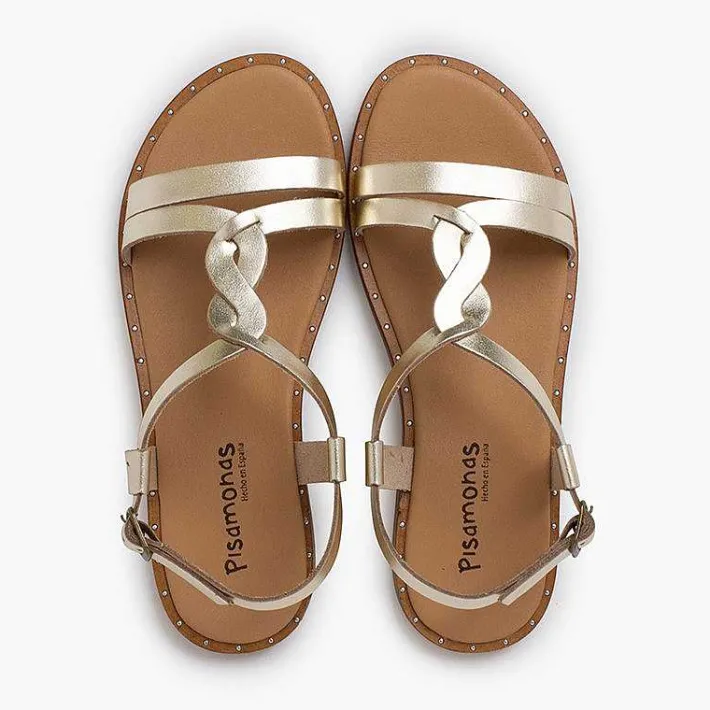 Sandalias<Pisamonas Sandalias Niña Y Mujer Tira Central Trenza