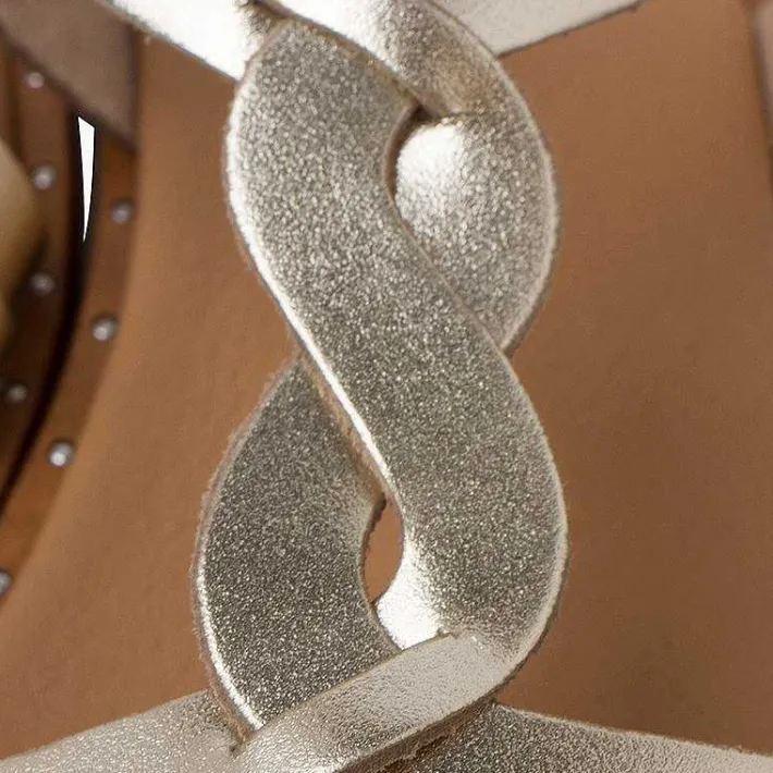 Sandalias<Pisamonas Sandalias Niña Y Mujer Tira Central Trenza