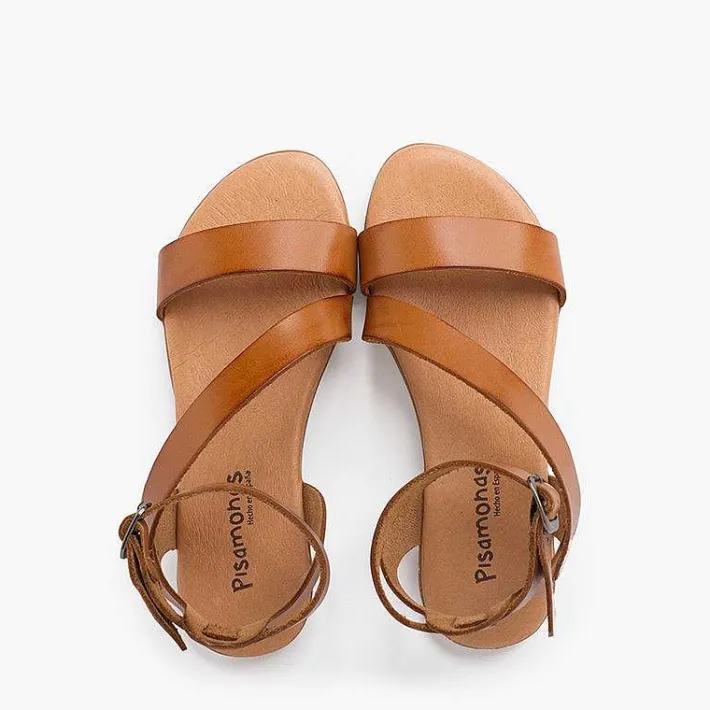 Sandalias<Pisamonas Sandalias Niña Y Mujer Tira Cruzada Pulsera Hebilla