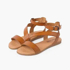 Sandalias<Pisamonas Sandalias Niña Y Mujer Tira Cruzada Pulsera Hebilla
