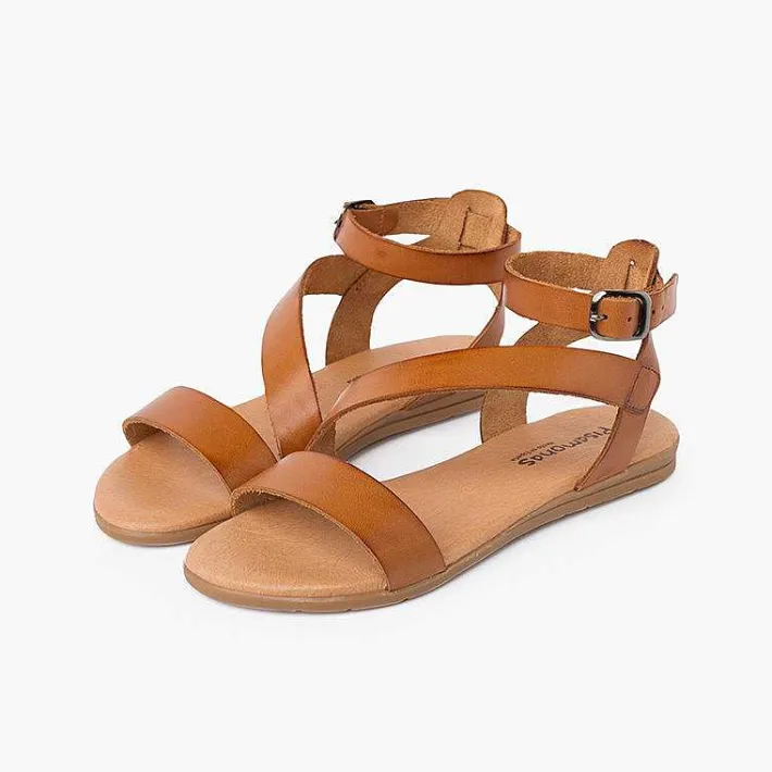 Sandalias<Pisamonas Sandalias Niña Y Mujer Tira Cruzada Pulsera Hebilla