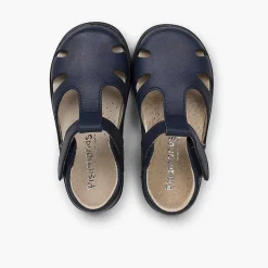 Sandalias<Pisamonas Sandalias Niño Piel Tira Adherente Tipo Pepitos