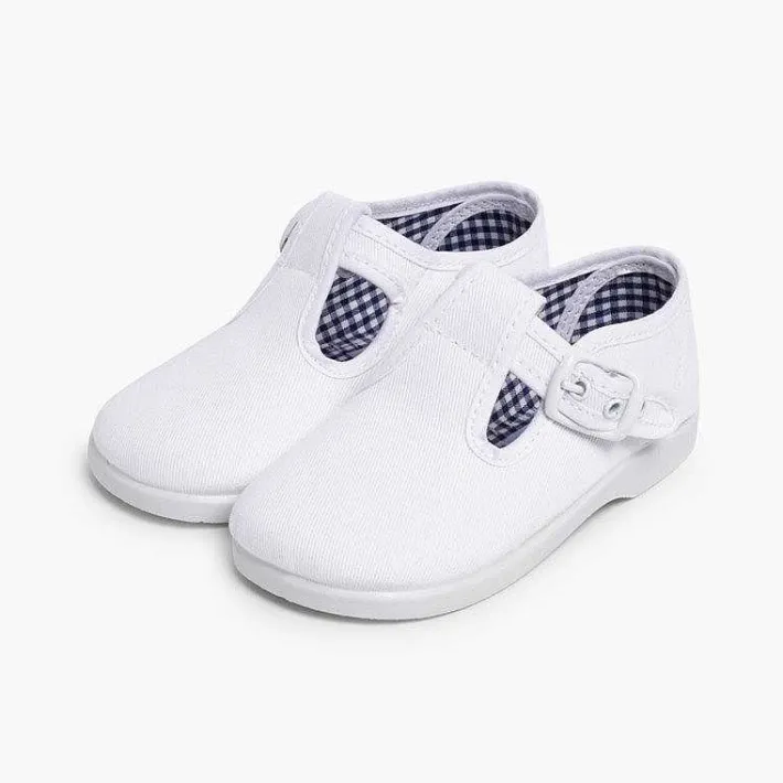 Pepitos<Pisamonas Sandalias Pepitos De Lona Para Niños