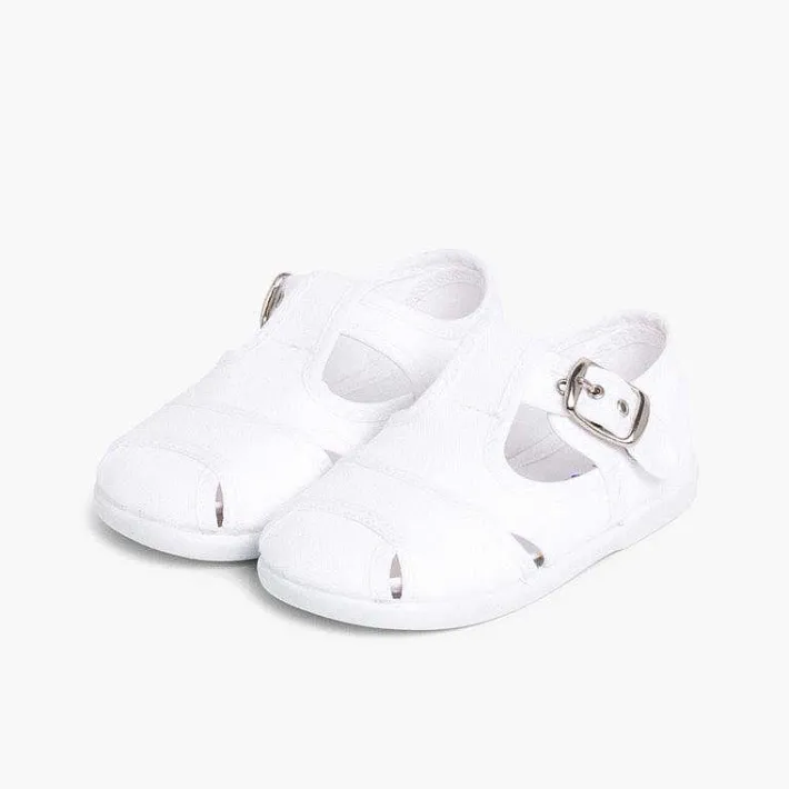 Sandalias<Pisamonas Sandalias Pepitos De Lona Abiertos