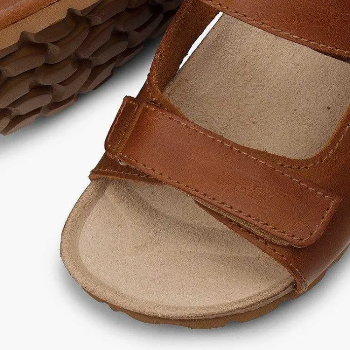 Sandalias<Pisamonas Sandalias Piel Bio Niño Doble Tira Adherente