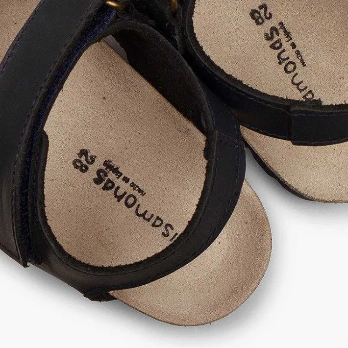 Sandalias<Pisamonas Sandalias Piel Bio Niño Doble Tira Adherente