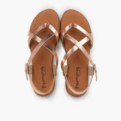 Sandalias<Pisamonas Sandalias Romanas Niña Y Mujer Tiras Metalizadas