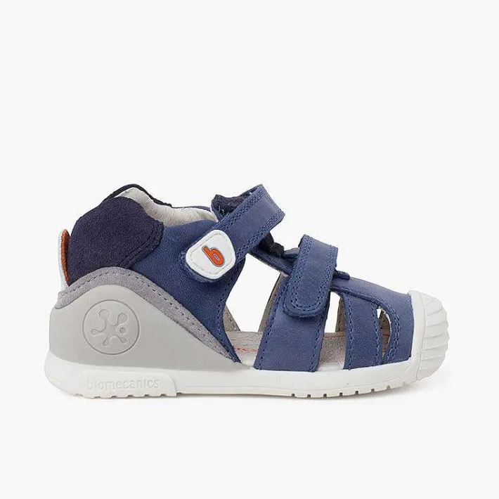 Sandalias<Pisamonas Sandalias Unisex Biogateo Doble Cierre Adherente Color Azul