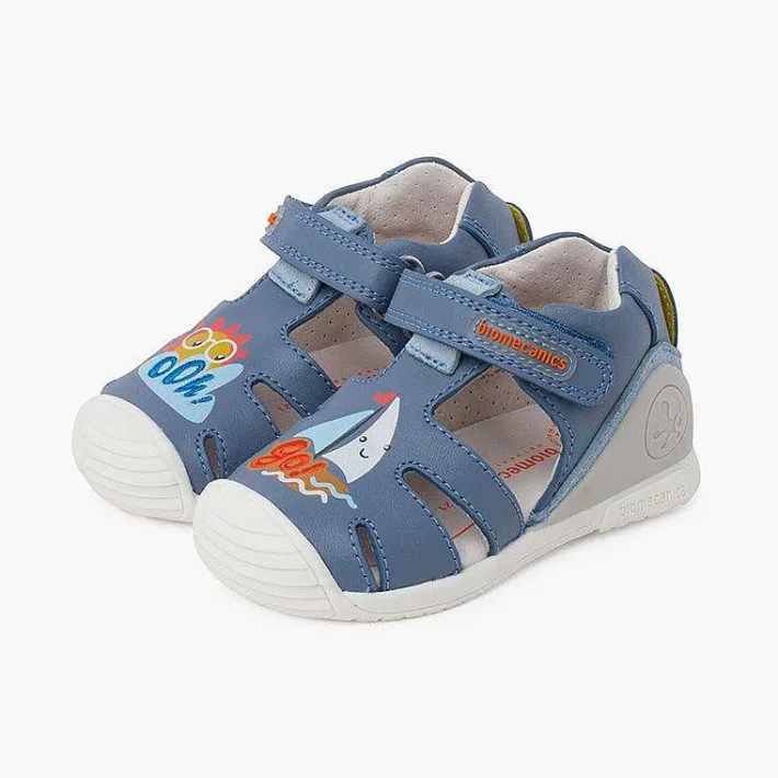 Sandalias<Pisamonas Sandalias Unisex Biomecanics Cierre Adherente Color Azul Indigo