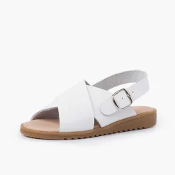 Sandalias<Pisamonas Sandalias Unisex Piel Cruzada Tiras Anchas