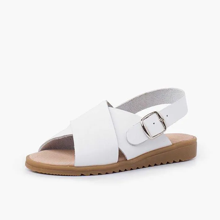 Sandalias<Pisamonas Sandalias Unisex Piel Cruzada Tiras Anchas