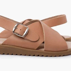 Sandalias<Pisamonas Sandalias Unisex Piel Cruzada Tiras Anchas